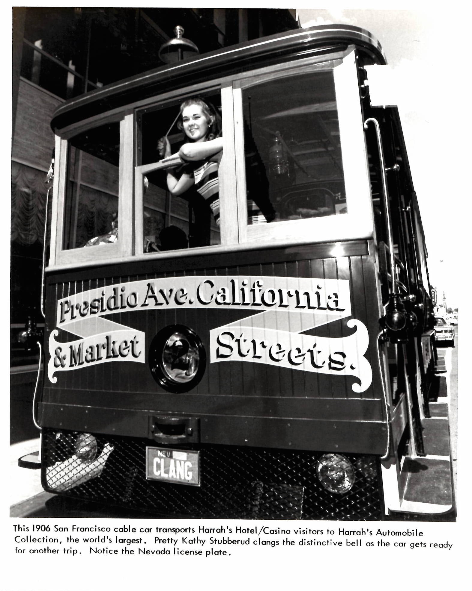 Vintage Photo San Francisco Cable Car Harrah's Hotel Au (1 of 2)