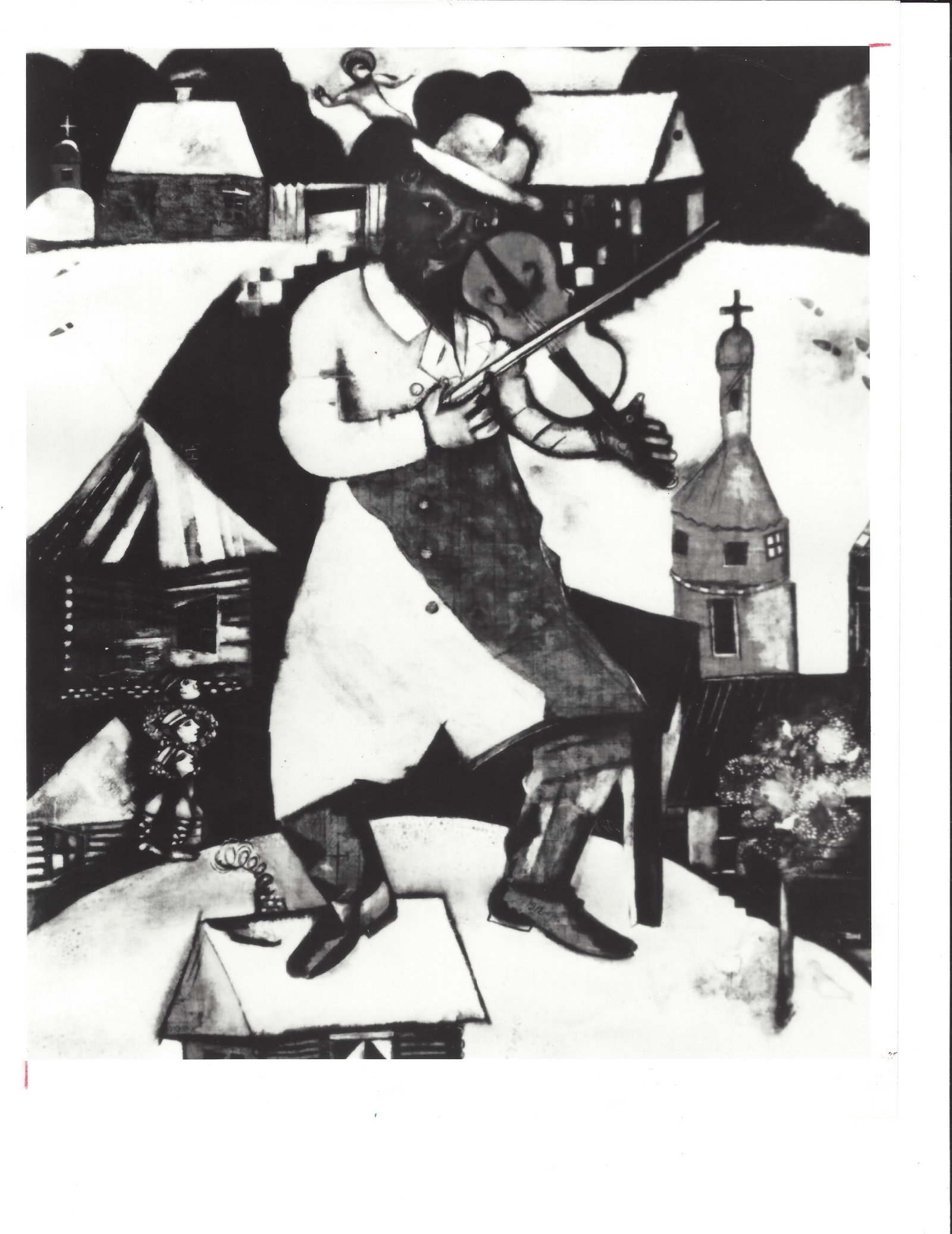 Marc Chagall The Fiddler Church Amsterdam Museum Photo (1 of 2)