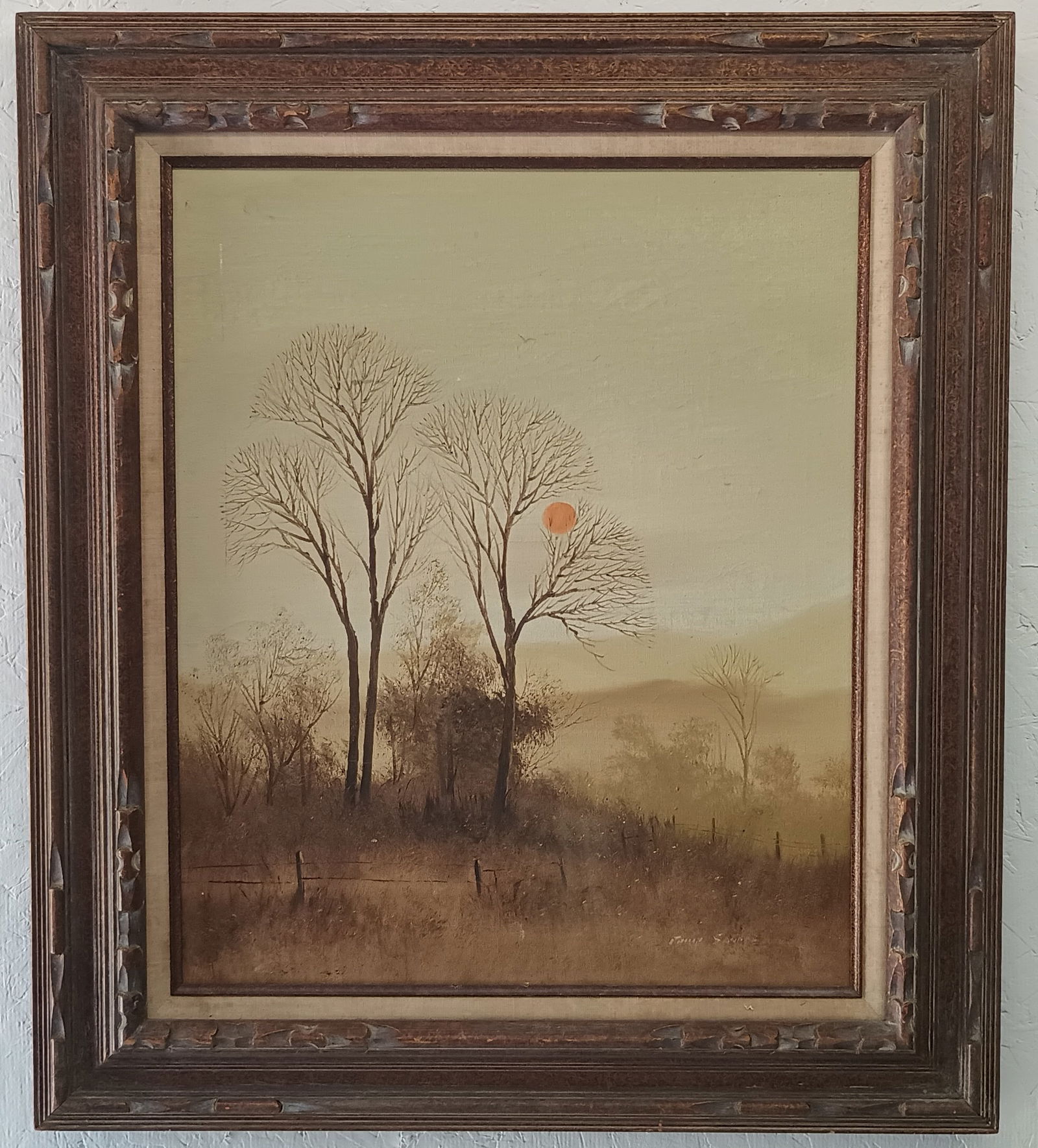 Vintage Oil Painting on Canvas Framed (1 of 6)