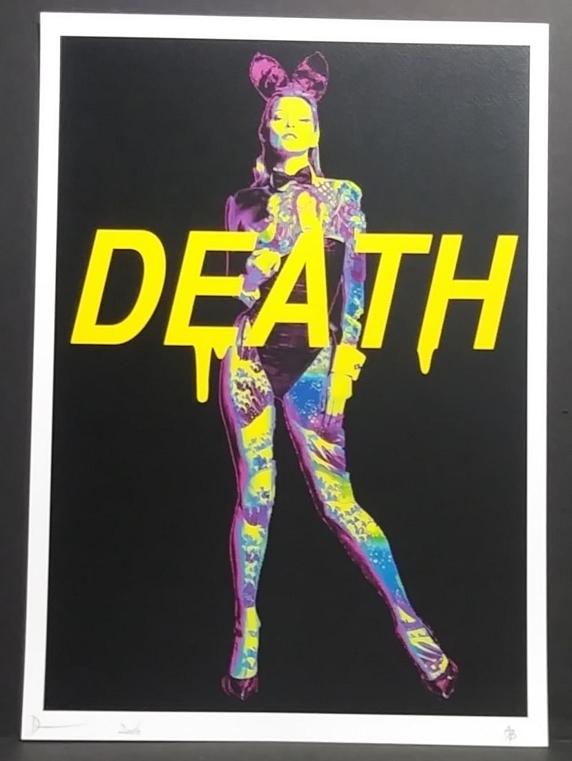 Pop Art Lithograph Print W/Certificated of Authenticity: Pop Art Lithograph Print W/Certificated of Authenticity. Size: 12 1/2 x 17 1/2 Inches. Excellent Condition. See photos.