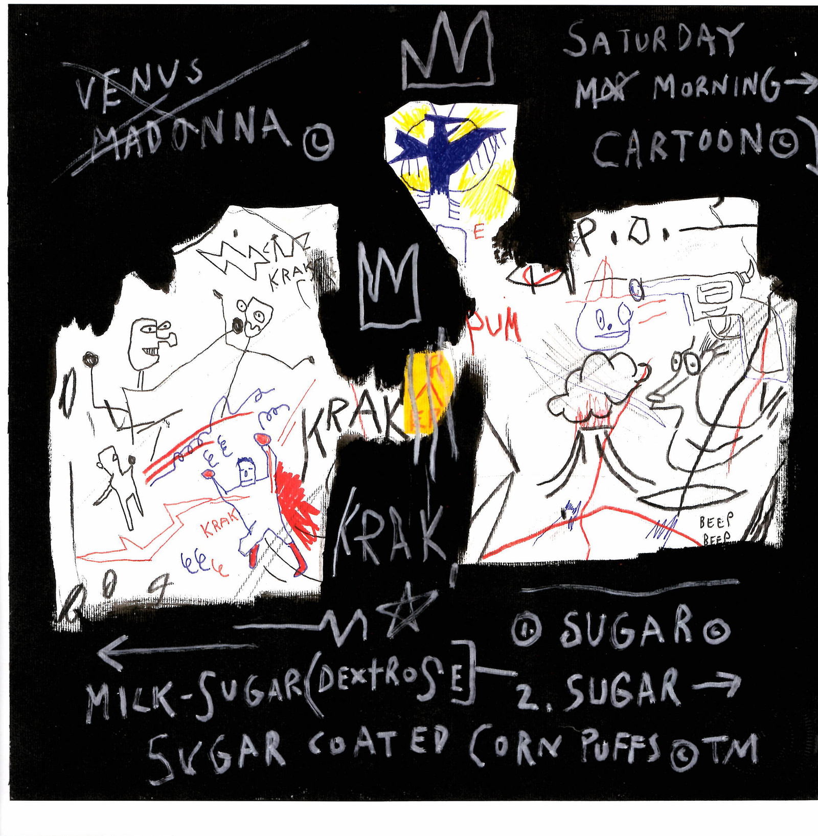 Jean-Michel Basquiat Fine Art Print on Paper (1 of 2)