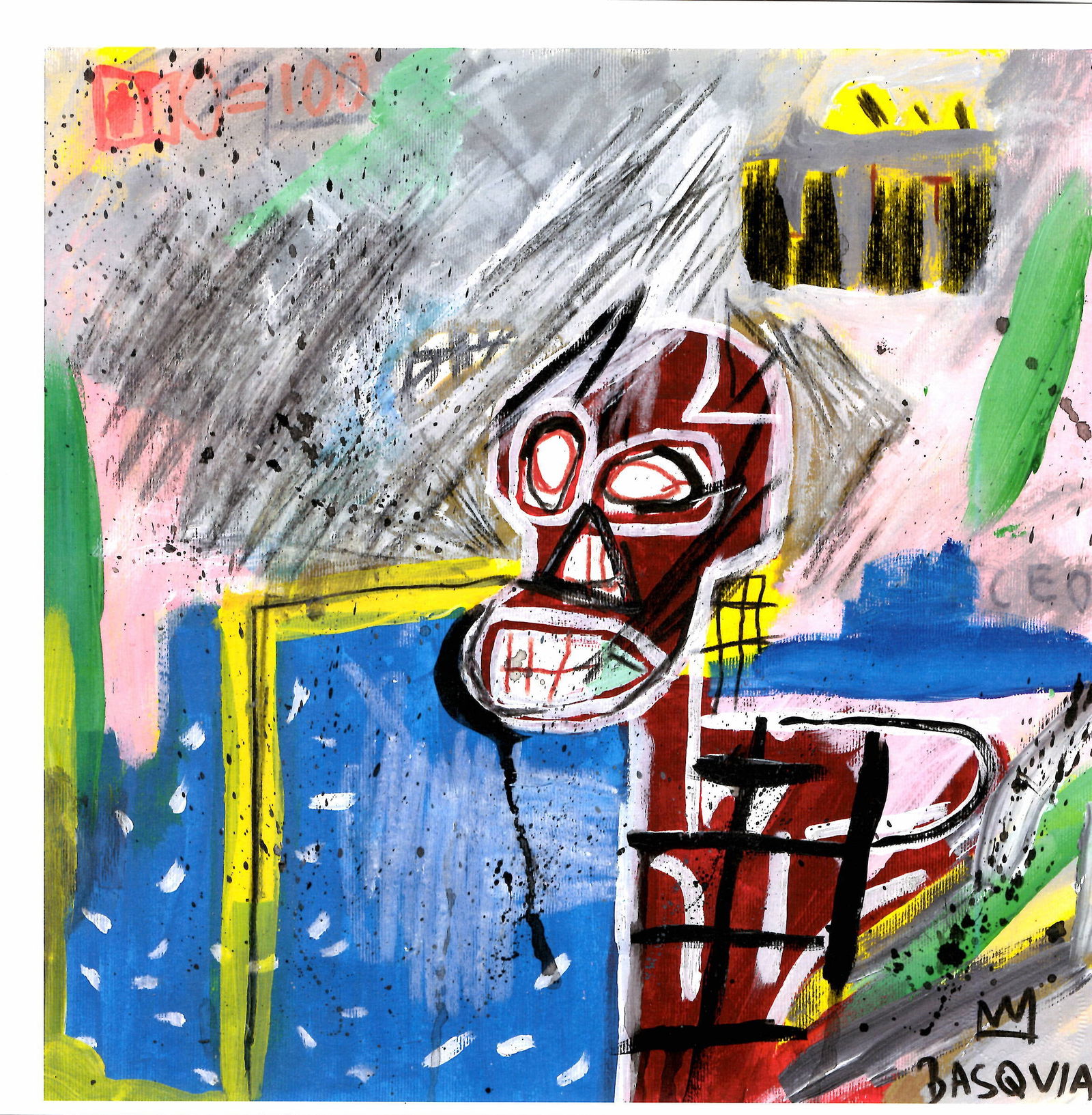 Jean-Michel Basquiat Fine Art Print on Paper (1 of 2)