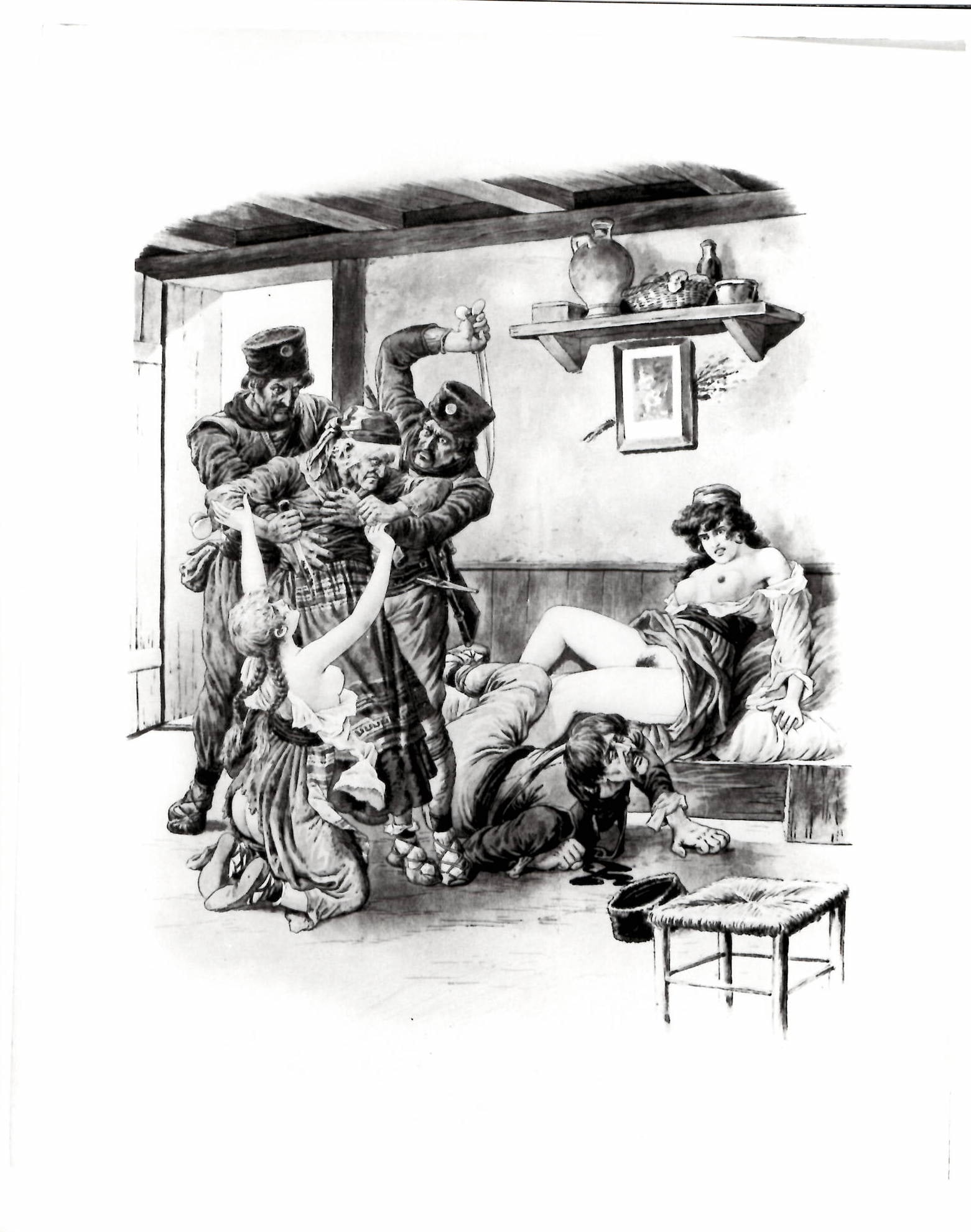 Seduction Nude & Erotic Art Photography: Seduction Nude & Erotic Art Photography Subject: Nudes & Erotic Print SILVER GELATIN PRINT SIZE:8 X 10" ACTUAL CONDTION:VINTAGE-It may have scratches, pencil or pen marks, etc.VPROVENANCE: New York-Ba