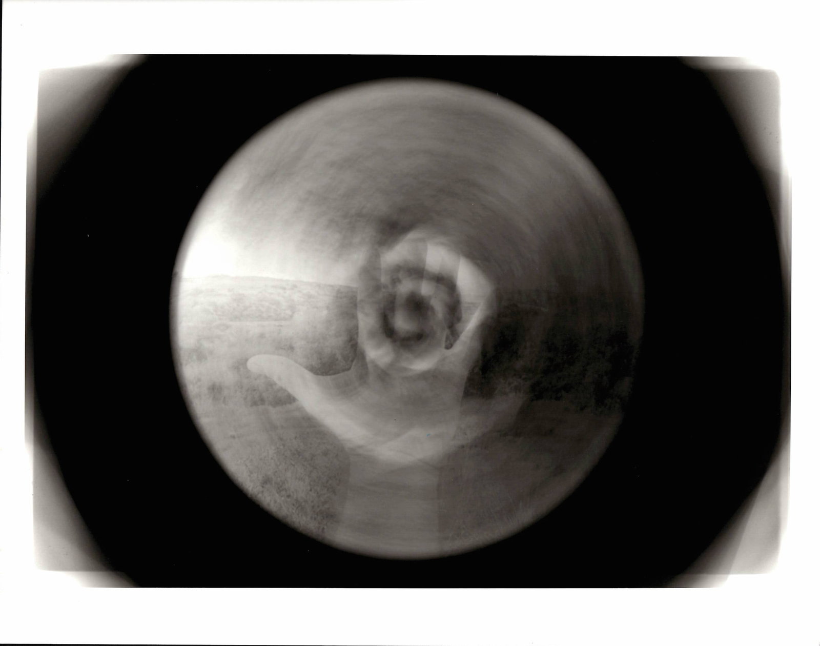 Original 1989 B&W Photographic Artistic Photo Effects.P: Original 1989 B&W Photographic Artistic Photo Effects.Photography. Provenance: New York-based Photography Collector. Approx Size: 14 x 11 inches. Stamped and signed on reverse. Photo may have bent cor