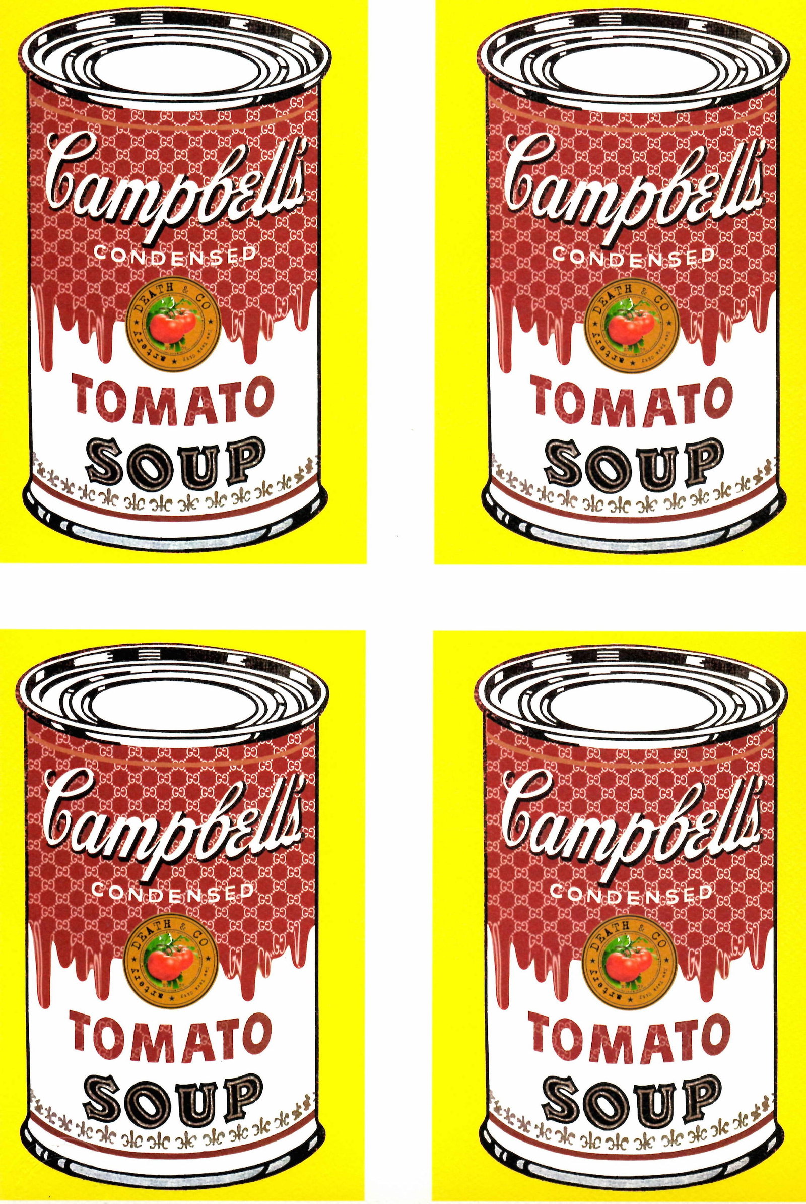 Pop Art Lithograph Art Print Warhol Tomato Soup: Pop Art Lithograph Art Print Warhol Tomato Soup White border all around. Paper Size:11 3/4 x 16 1/2 inches. See photos.