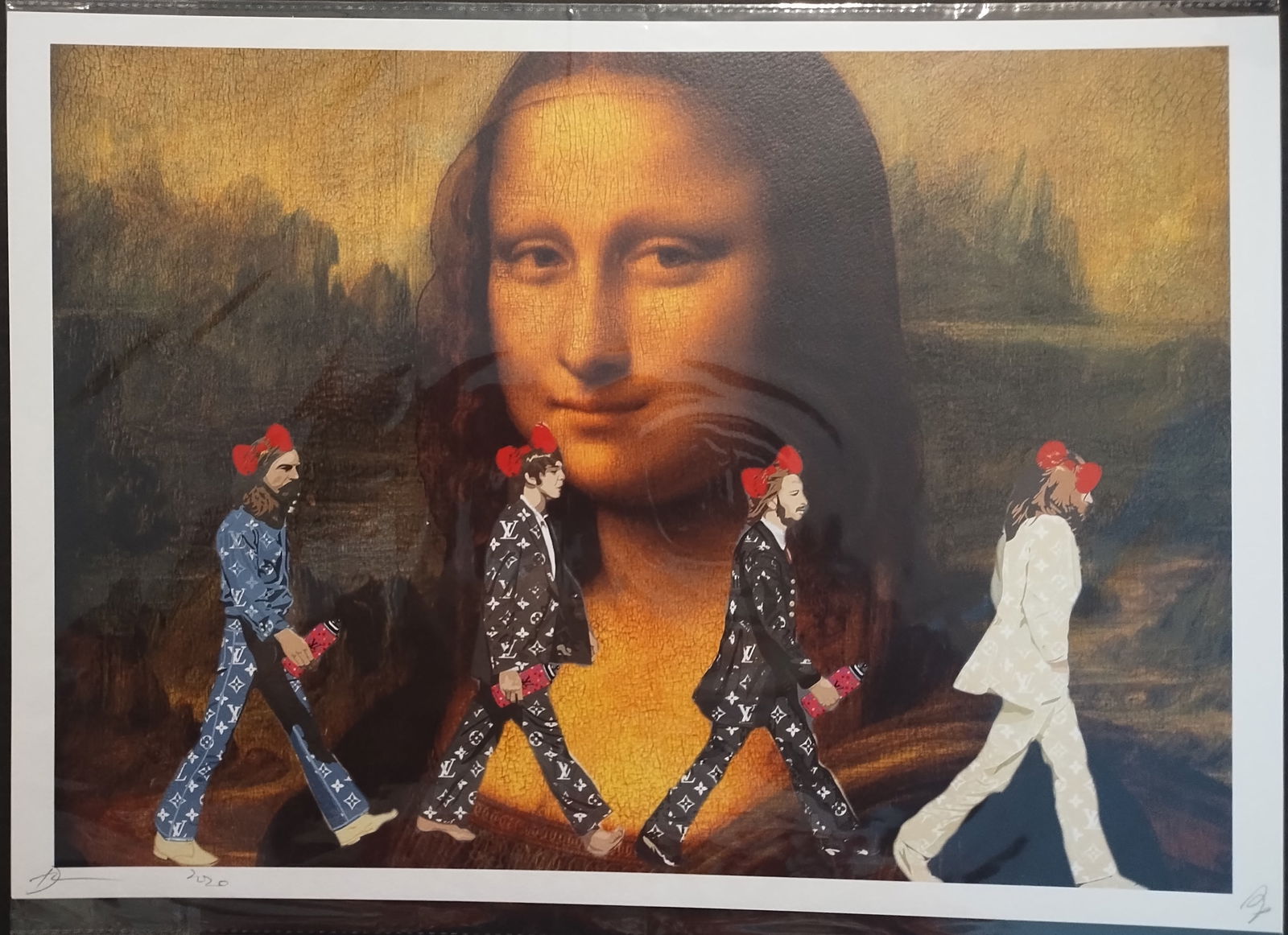 Large Pop Art Lithograph Print W/COA: Large Pop Art Lithograph Print W/COA. Size: 12 1/2 x 17 1/2 Inches. Excellent Condition.SEE PHOTOS as part of the description. Good condition. We pack & Ship for you. We take care of the shipping serv