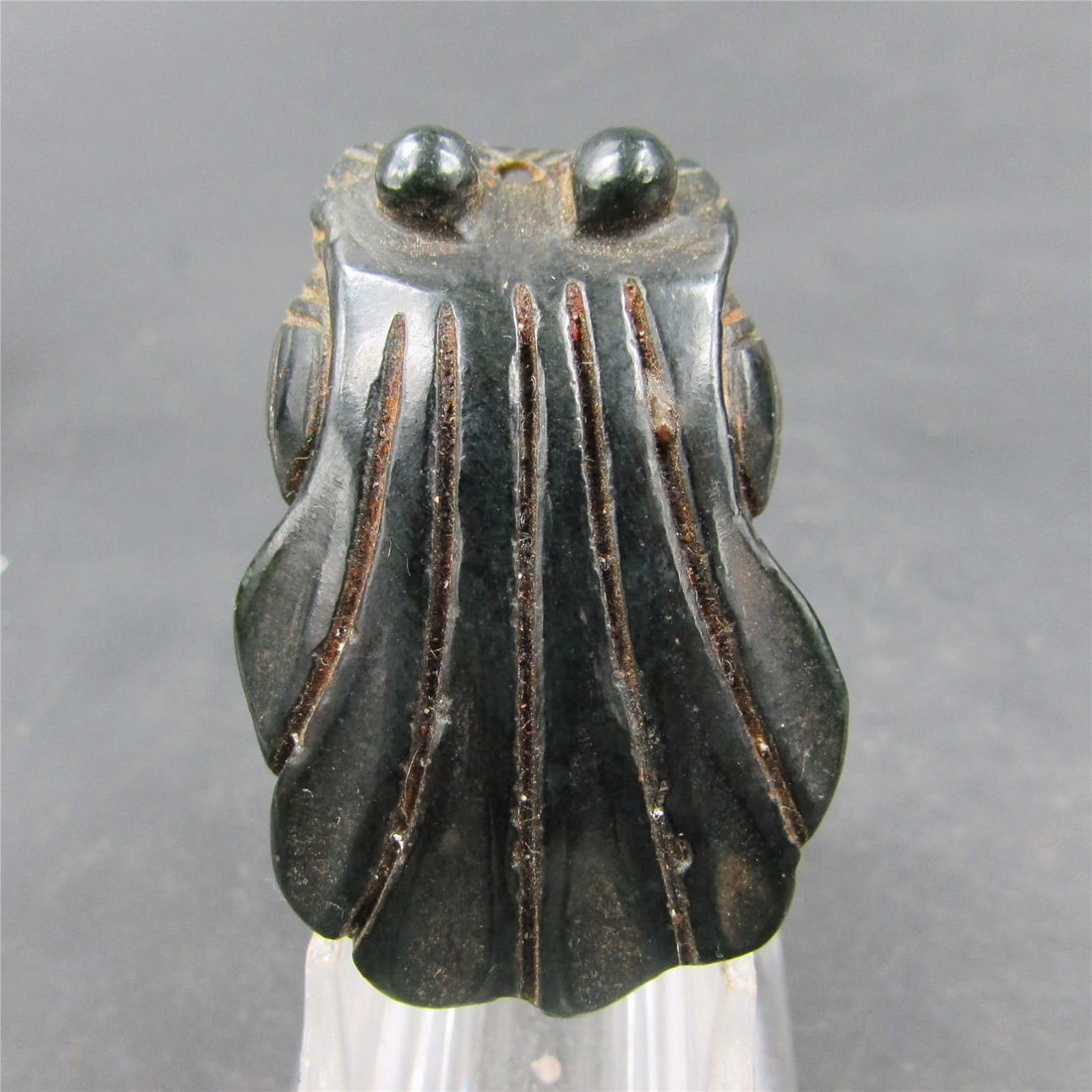 Antique Chinese Jade Hand-Carved Medallion (1 of 2)