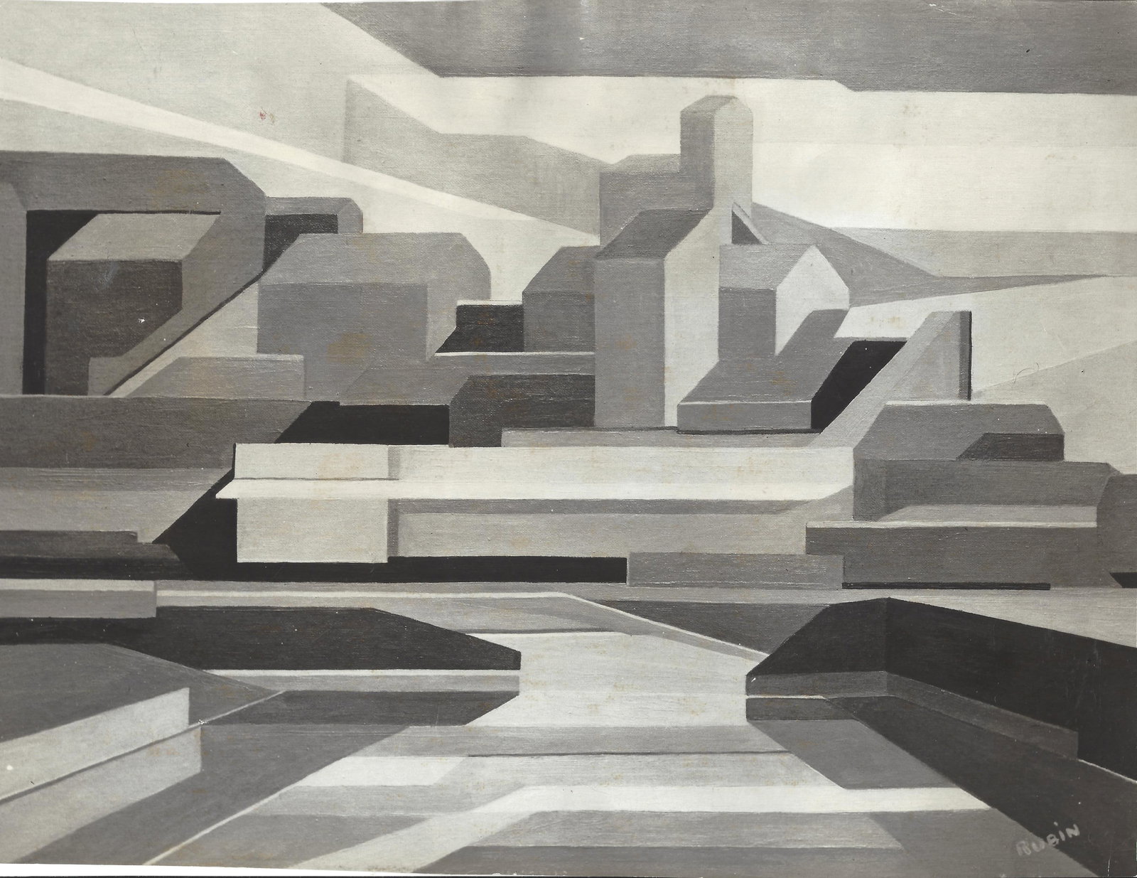 1956 Photo Industrial Tone Poem Painting Mabel Rubin Glad Hand Sausalito: 1956 Photo Industrial Tone Poem Painting Mabel Rubin Glad Hand Sausalito. Provenance: New York-Based Photography Collector & Curator -Collection of Rare Photographs. Approx Size: 8 x 10 inches. Photo 