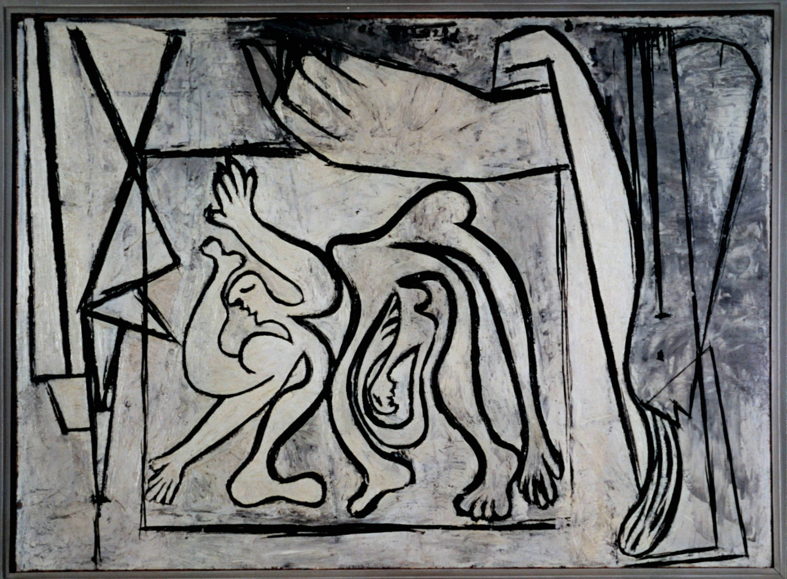 Pablo Picasso Vintage Photograph, Abstract Painting (1 of 2)