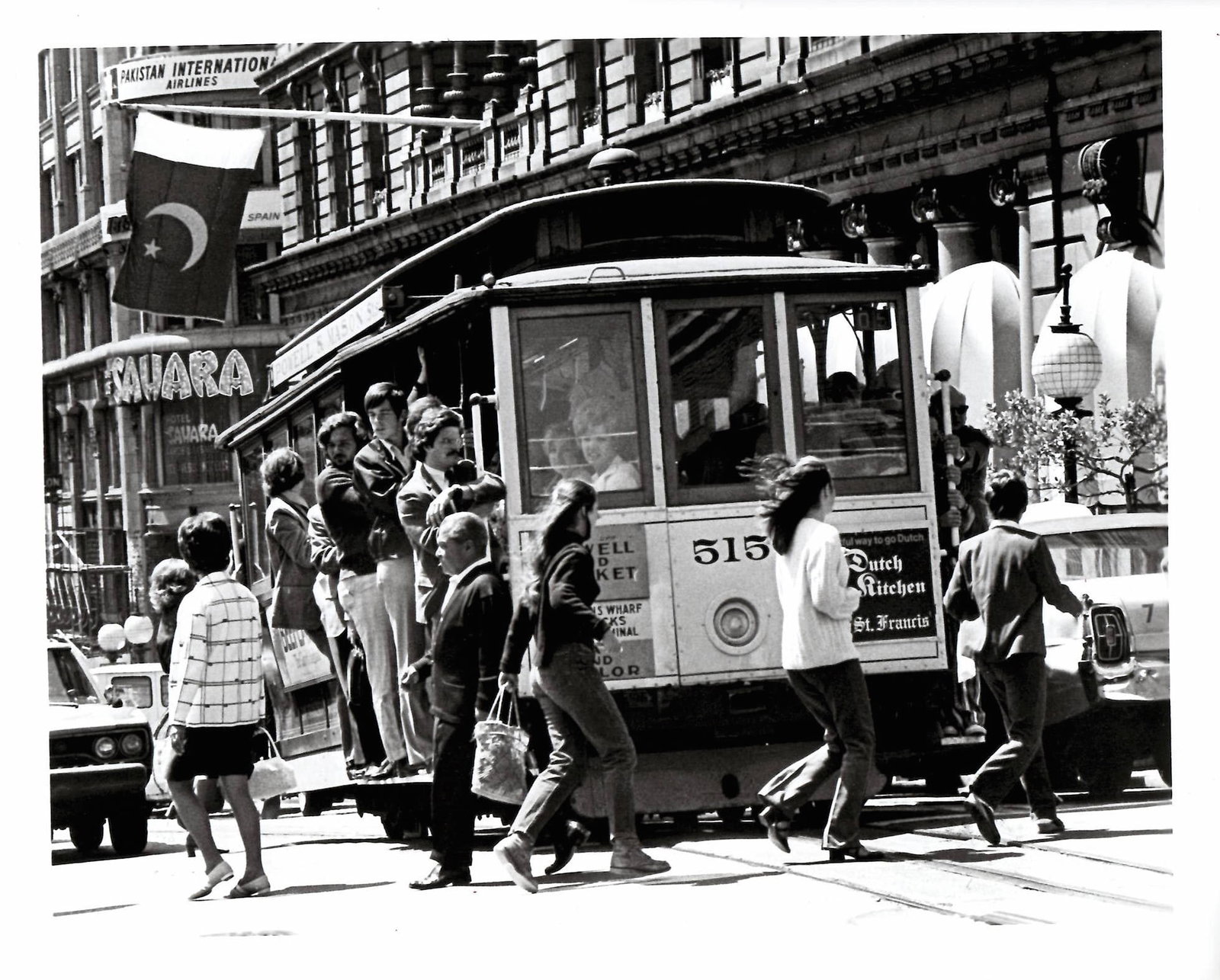Vintage Photo San Francisco Cable Car At Hotel St. Fran (1 of 2)