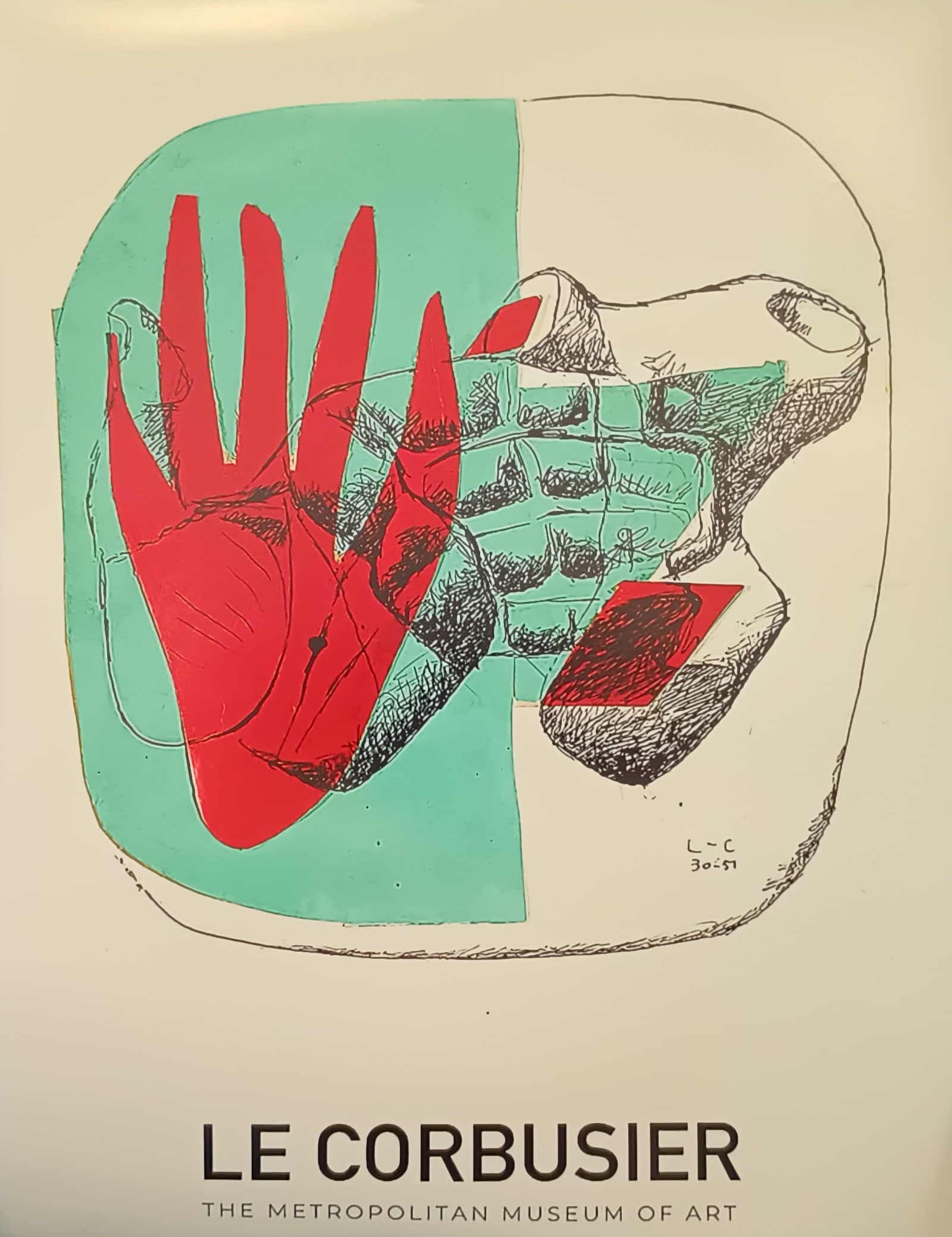 Large Le Corbusier Lithograph Print - 3