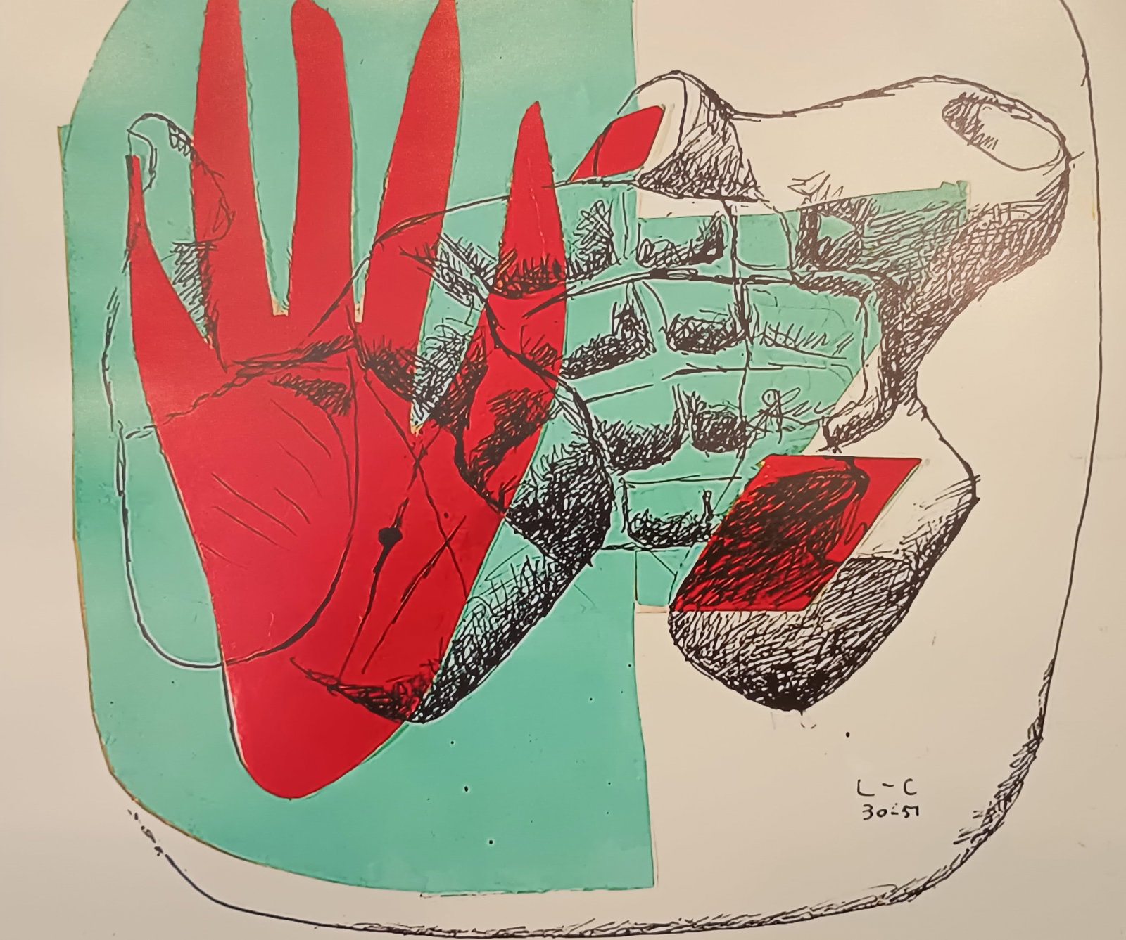 Large Le Corbusier Lithograph Print - 4