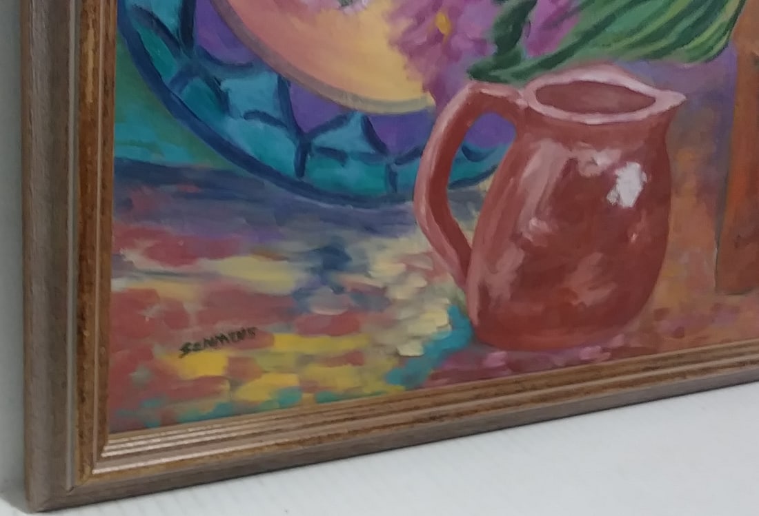 Senmens (Ame) Oil Painting Floral Still Life - 2