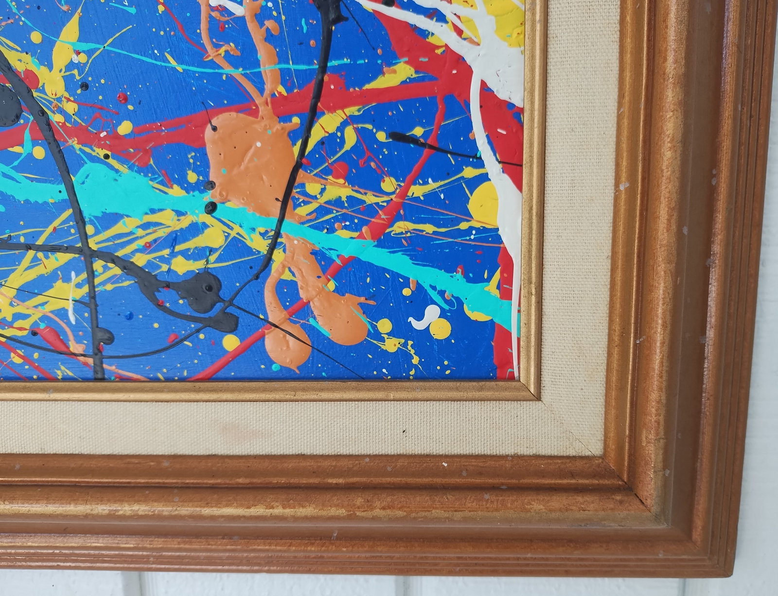 Jackson Pollock Abstract Painting Signed - 3