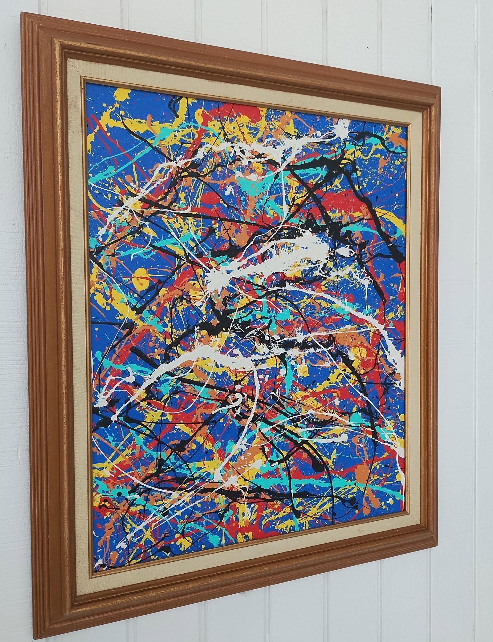 Jackson Pollock Abstract Painting Signed - 5