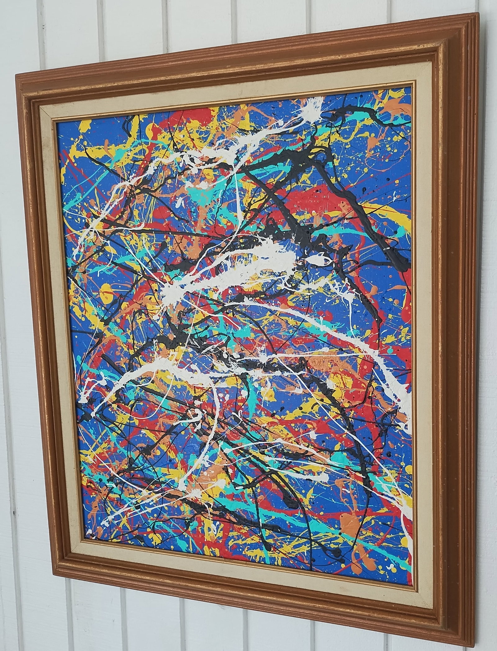 Jackson Pollock Abstract Painting Signed - 6