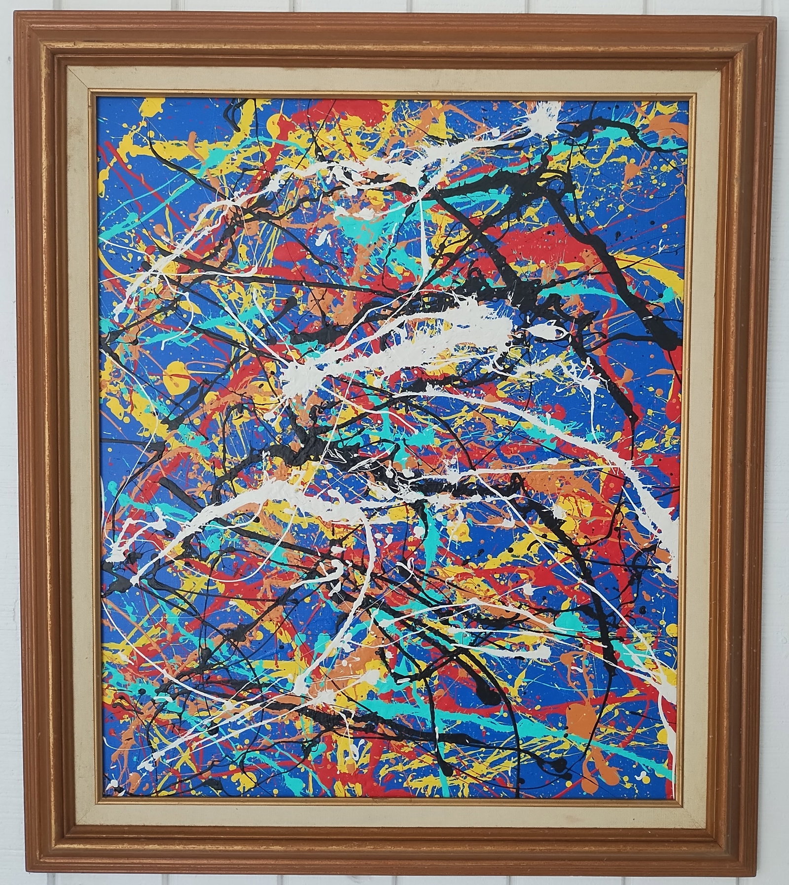 Jackson Pollock Abstract Painting Signed - 7