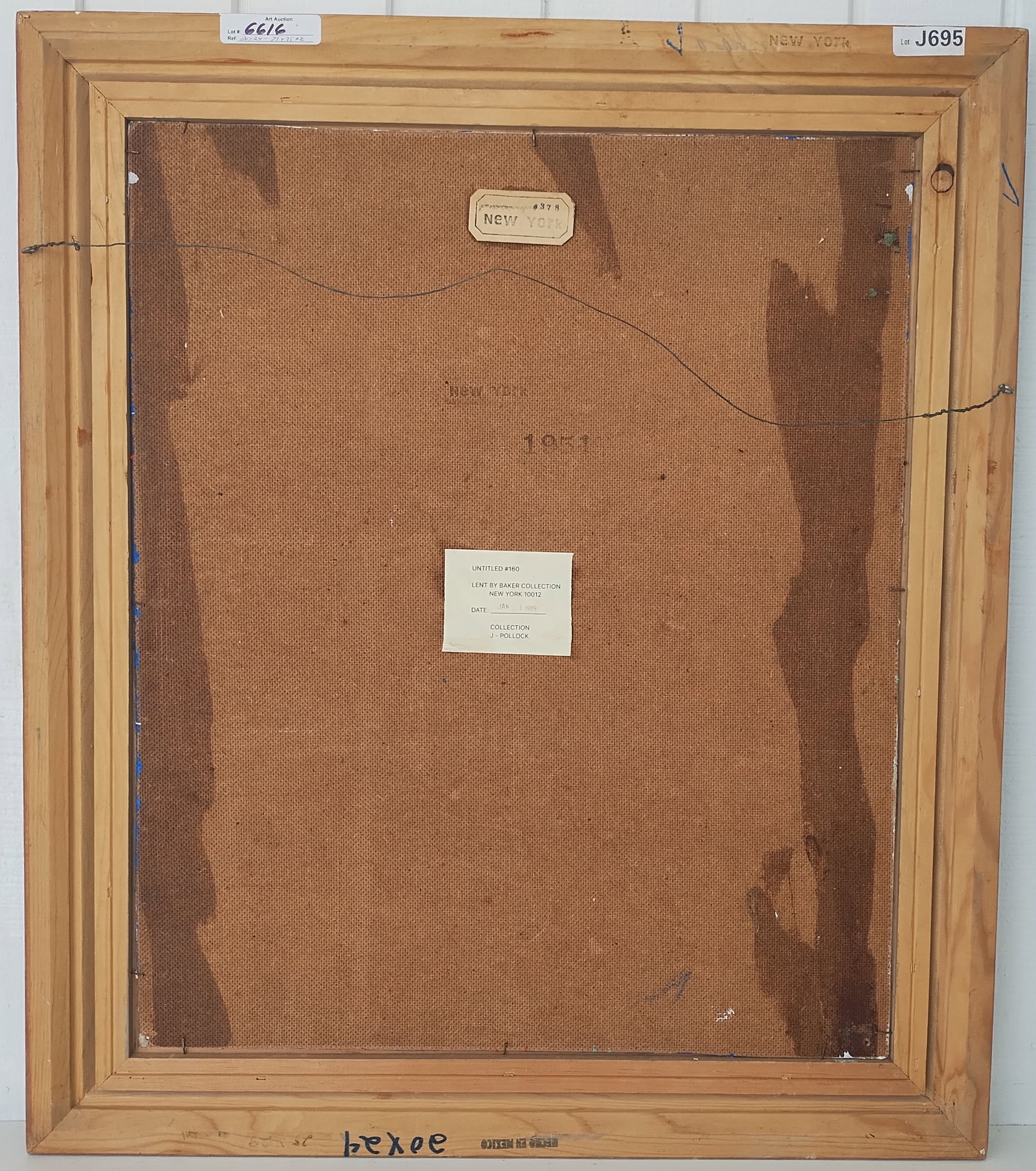 Jackson Pollock Abstract Painting Signed - 8