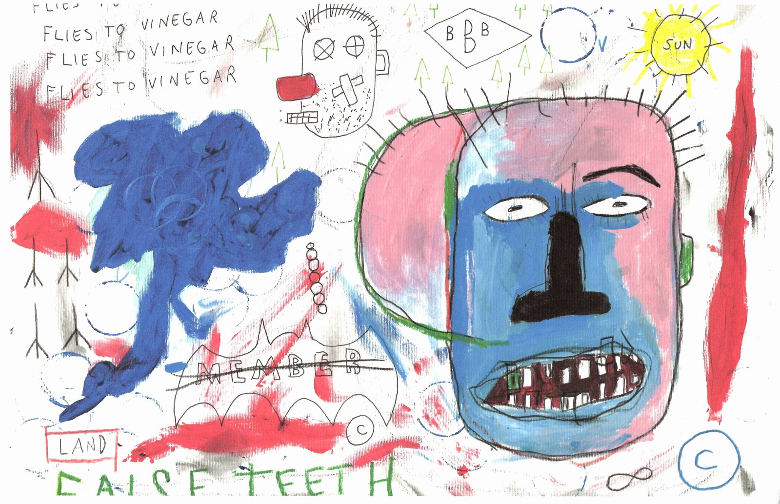 Jean-Michel Basquiat Fine Art Print on Paper: Jean-Michel Basquiat Fine Art Print on Paper.Print Paper Size: 17 x 11 Inches. Embossed Stamp.Good Condition. We pack & Ship for you. We take care of the shipping services in house.NO Buyer's Premium