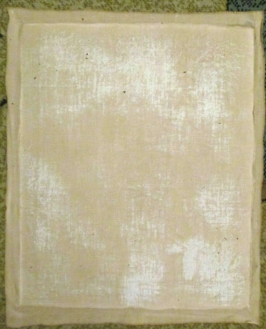 Vintage Abstract Painting on Canvas Signed - Elisha Ongere, Modern Art - 4