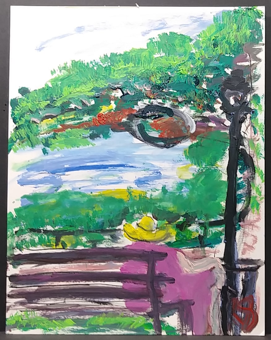 Robert Sundholm Original N York Street Impressionism Plain Air Painting: Robert Sundholm Original N York Street Impressionism Plain Air Painting Signed & Stamped. NYC. Manhattan, Plein-Air Painters of Central Park.Approx Measurements Size:11 x 14 in. 100% Hand Painted
