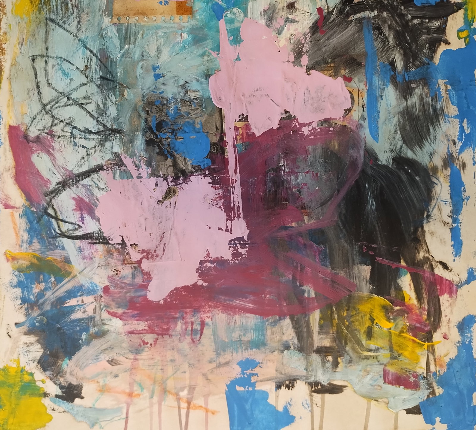 Kumi Sugai (1919 Hyogo - 1996 Kobe) Japan - France, Untitled abstract Painting,Mixed Media on Paper - 3