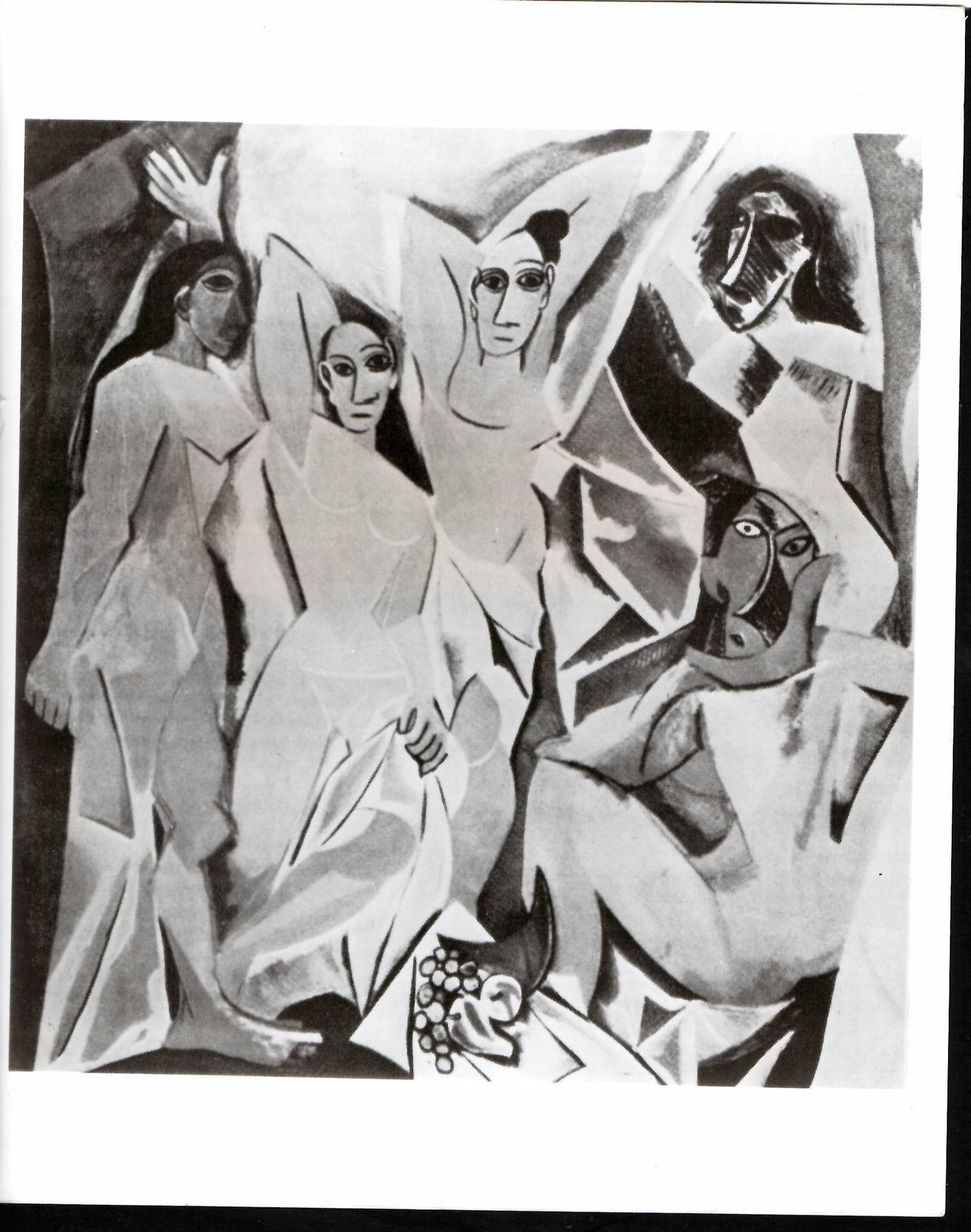 1972 Photography Pablo Picasso Artist and His Models by: 1972 Photography Pablo Picasso -Les Demoiselles d\'Avignon - by Pablo Picasso Painting -- Stamped on verso. Provenance: New York-based Photography Collector.Approx Size: 10 x 8 inches. Photo may have