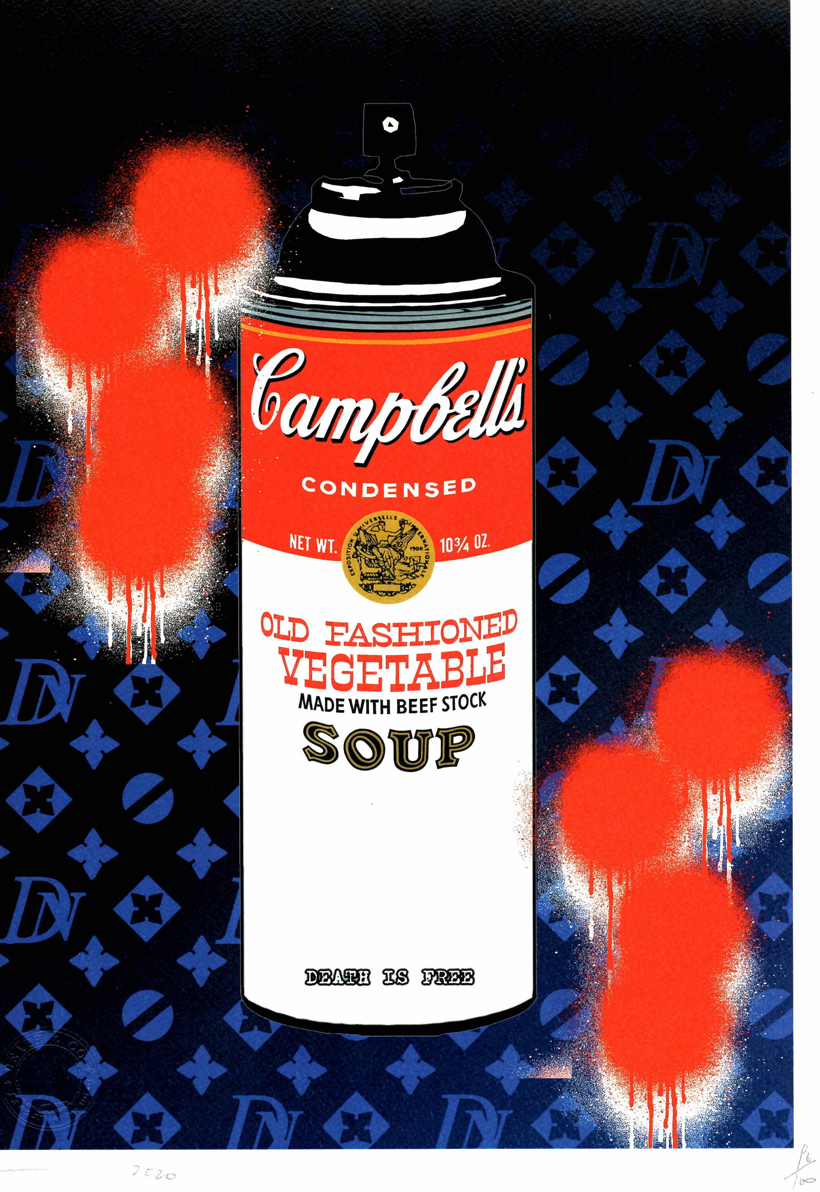 Pop Art Modern Print. Thick Paper White Border (1 of 1)