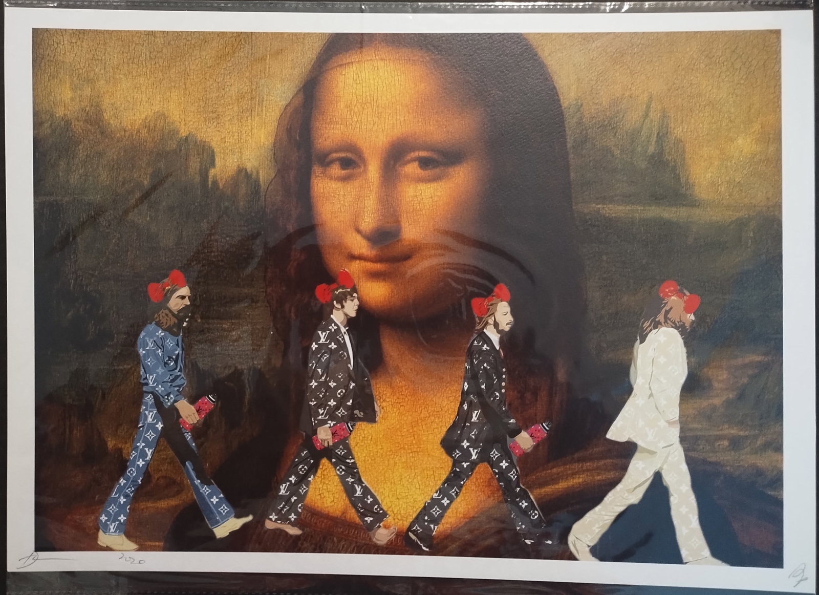 Large Pop Art Lithograph Print W/COA (1 of 1)
