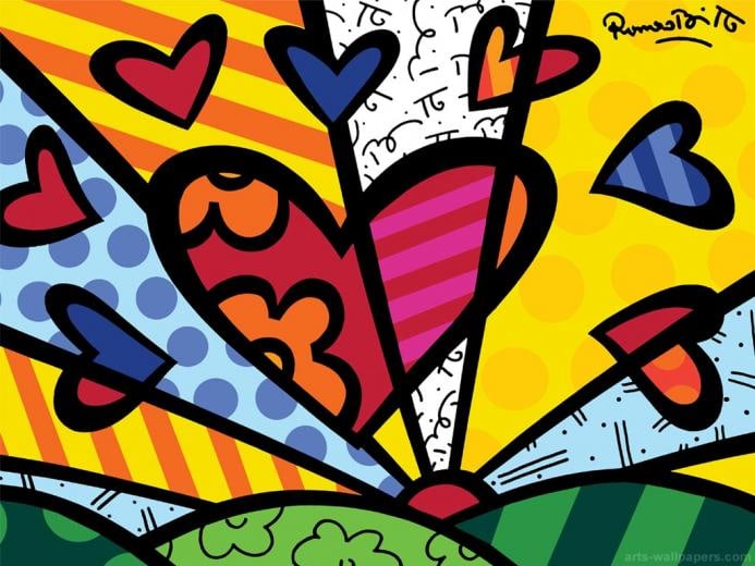 Pop Art Modern Print. Thick Paper White Border (1 of 1)