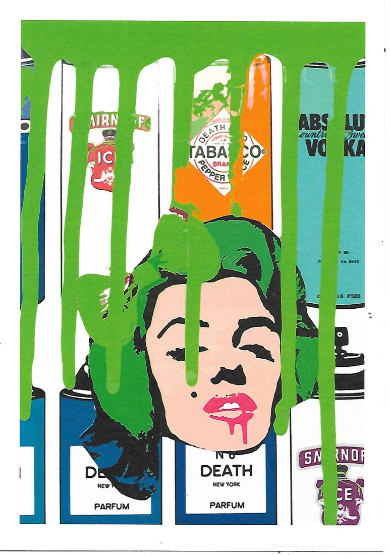 Death NYC Pop Art Lithograph W/COA - LOVE DEATH (1 of 1)