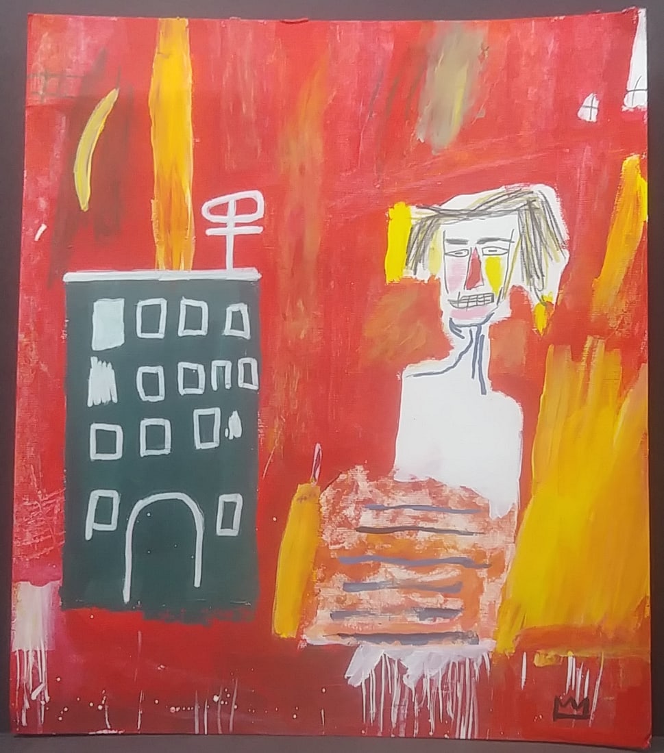 JMB New York Expressionist Painting Mixed Media (1 of 1)