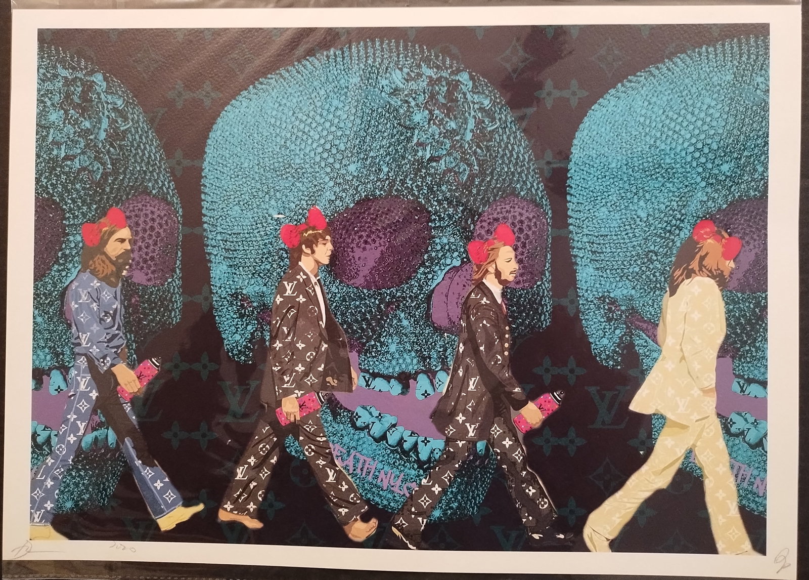 Large Pop Art Lithograph Print W/COA and Seal of Authenticity (1 of 1)