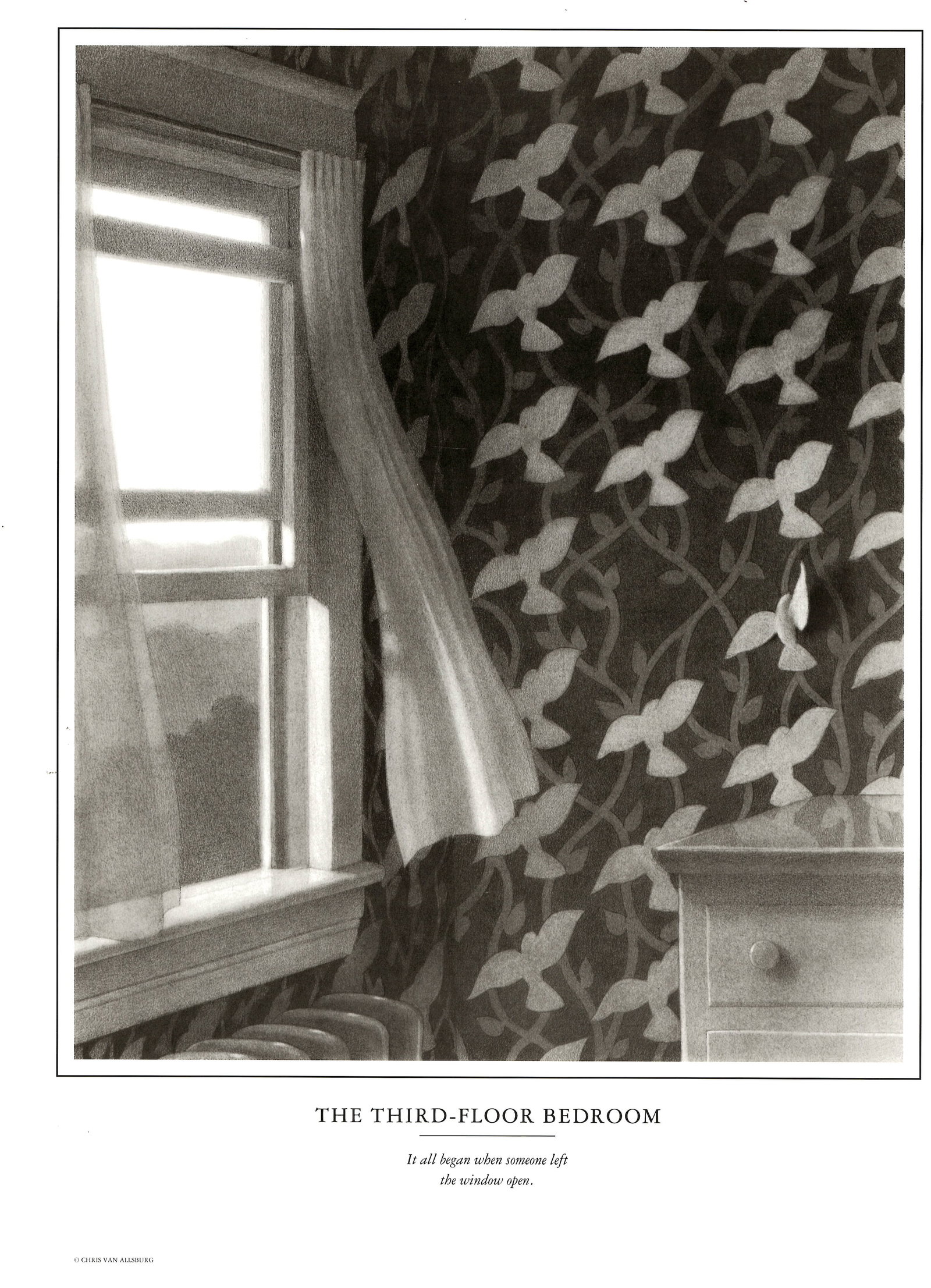 Original Print.A Strange Day in July by the American author Chris Van Allsburg (1 of 1)