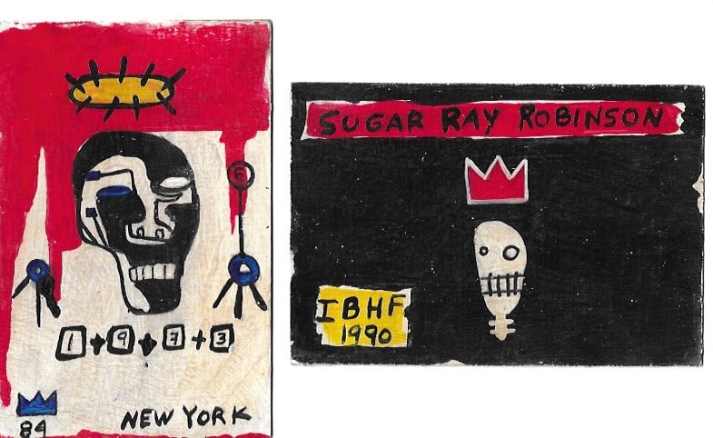 2 JEAN-MICHEL BASQUIAT SOUVENIR SUBWAY ART POSTCARD COLLECTION (1 of 2)