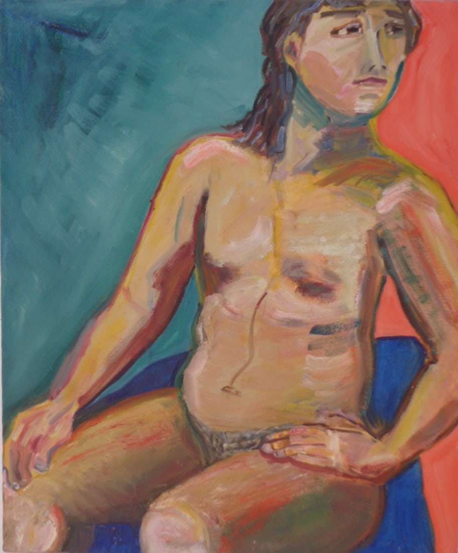 Peggy Comegys (Amer-Born) Original Figutative Painting: Peggy Comegys (Amer-Born) Original Figutative PaintingThis is an original oil painting on stretched canvas. This painting is incredibly beautiful.Pencil signed .Measurements:Wide:25"Height:30"