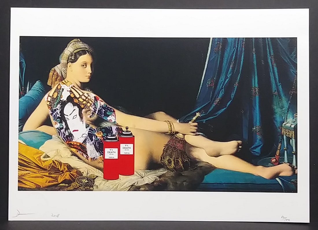 NYC Pop Contemporary Art Print Lithograph W/Certificate: NYC Pop Contemporary Art Print Lithograph W/Certificate of Authenticity. Extra Thick Paper - Embossed Stamp. Size: 12 1/2 x 171/2 inches. Excellent Condition