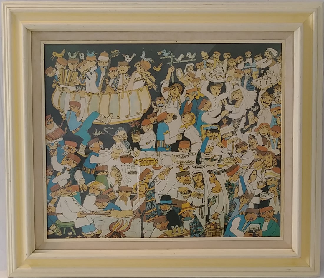 Rare Genre Lithograph Print: Rare Genre Lithograph Print. Approx Window: 23 x 19 inches -- Approx Frame: 31 x 27 x 2 inches. We pack & Ship for you. We take care of the shipping services in house.Online Auction. We ship Worldwide