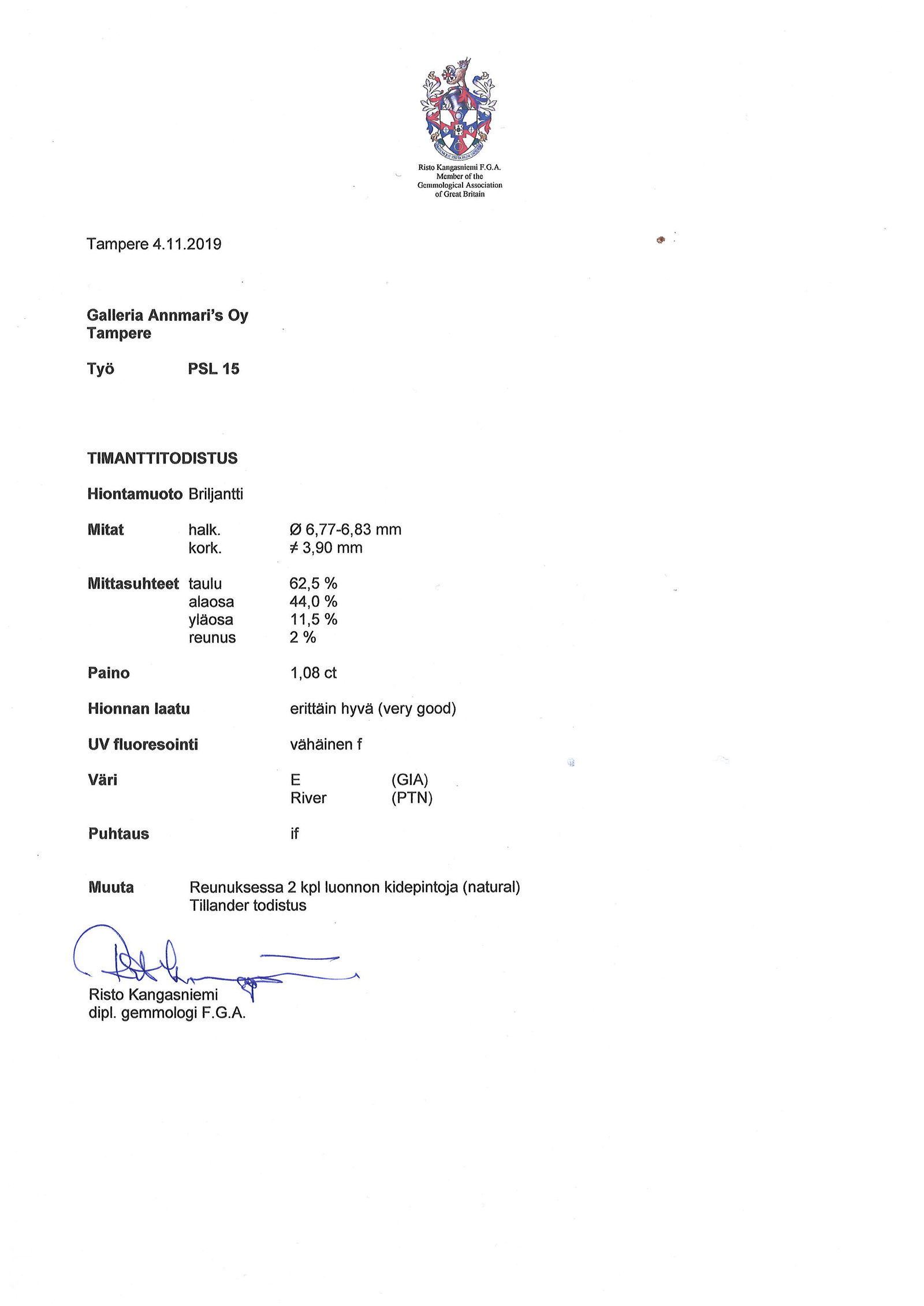 Diamond 1,086ct, E-River/if: Loose Natural Diamond with certificate: Diamond 1,086ct, E-River/if