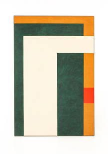 Juhana Blomstedt: Ã–ljy kankaalle, "MYKENE", signeerattu "MYKENE BLOMSTEDT -83", provenienssi: RAY., 196x130cm