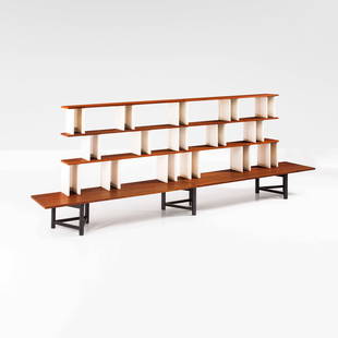 Carl Gustaf Hiort af Ornäs: Modular bookcase "Valipala", designed by Carl Gustaf Hiort Af Ornäs for HMN Huonekalu Mikko Nupponen.