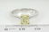 Fancy Yellow Radiant Cut Diamond Ring GIA - 3