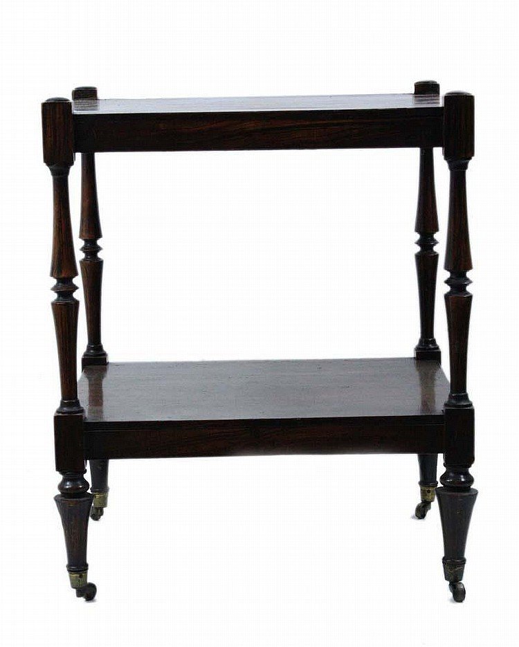 A William IV/early Victorian simulated rosewood whatnot (1 of 4)