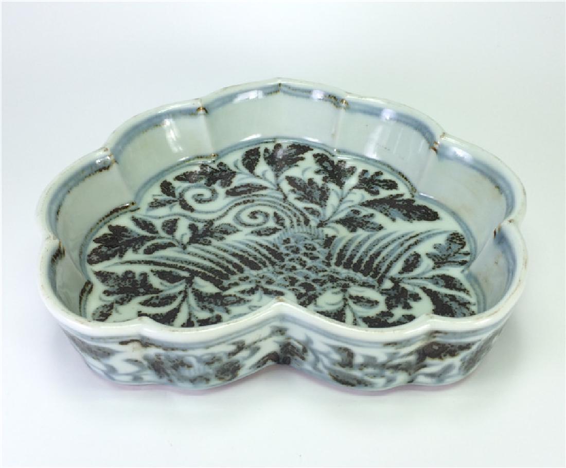 Blue and white porcelain Brush Washer of Ming Dynasty. (1 of 10)