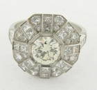 Beautiful 1-1/4 Carat Round Cut Diamond Set in Platinum