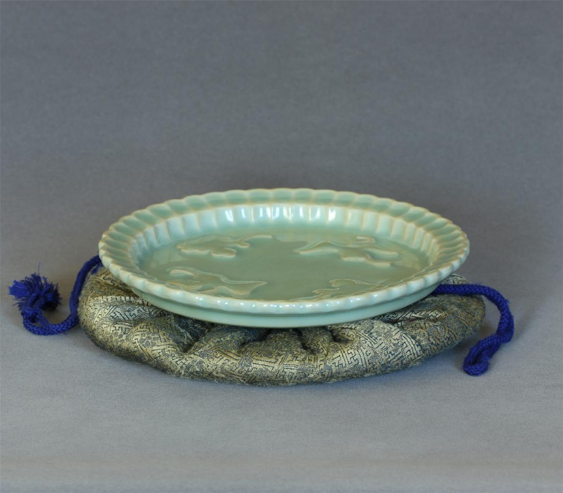 A Chinese LongQuan-Kiln Porcelain Plate Southern Song (1 of 7)