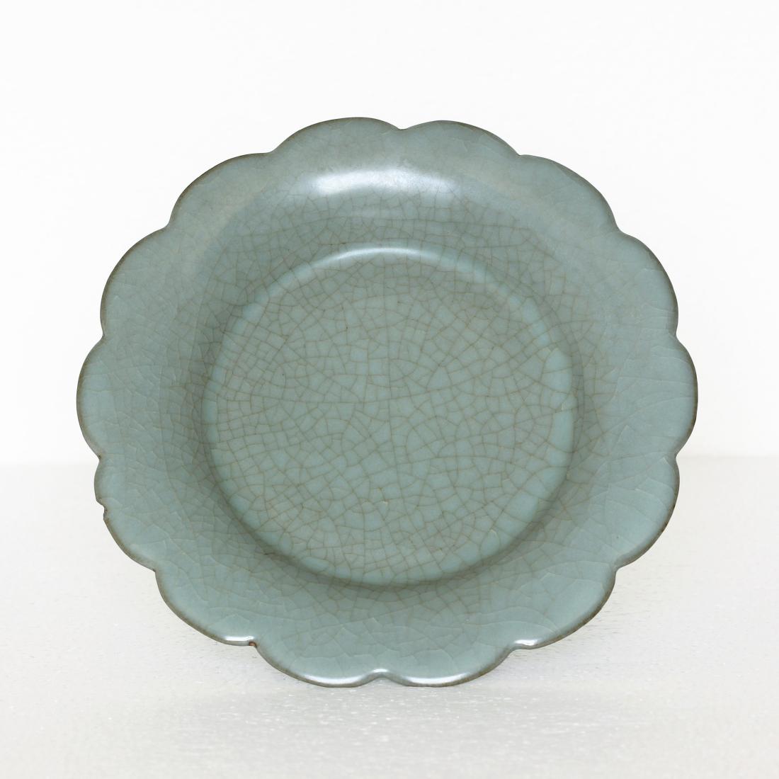 A Chinese Guan-Kiln Plate Southern Song Dynasty. (1 of 7)