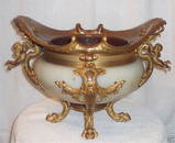 MAGNIFICENT 18c LOUIS XIV DORE BRONZE MARBLE