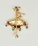 Magnificent Antique 14k Gold Diamonds Turquoise Pearl - 2