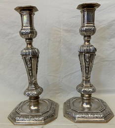 AN IMPORTANT Emile Puiforcat French 950 Silver Candle